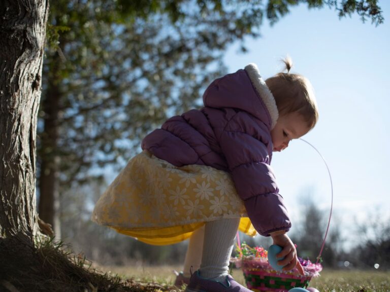 Easter egg hunt in Fitzrovia