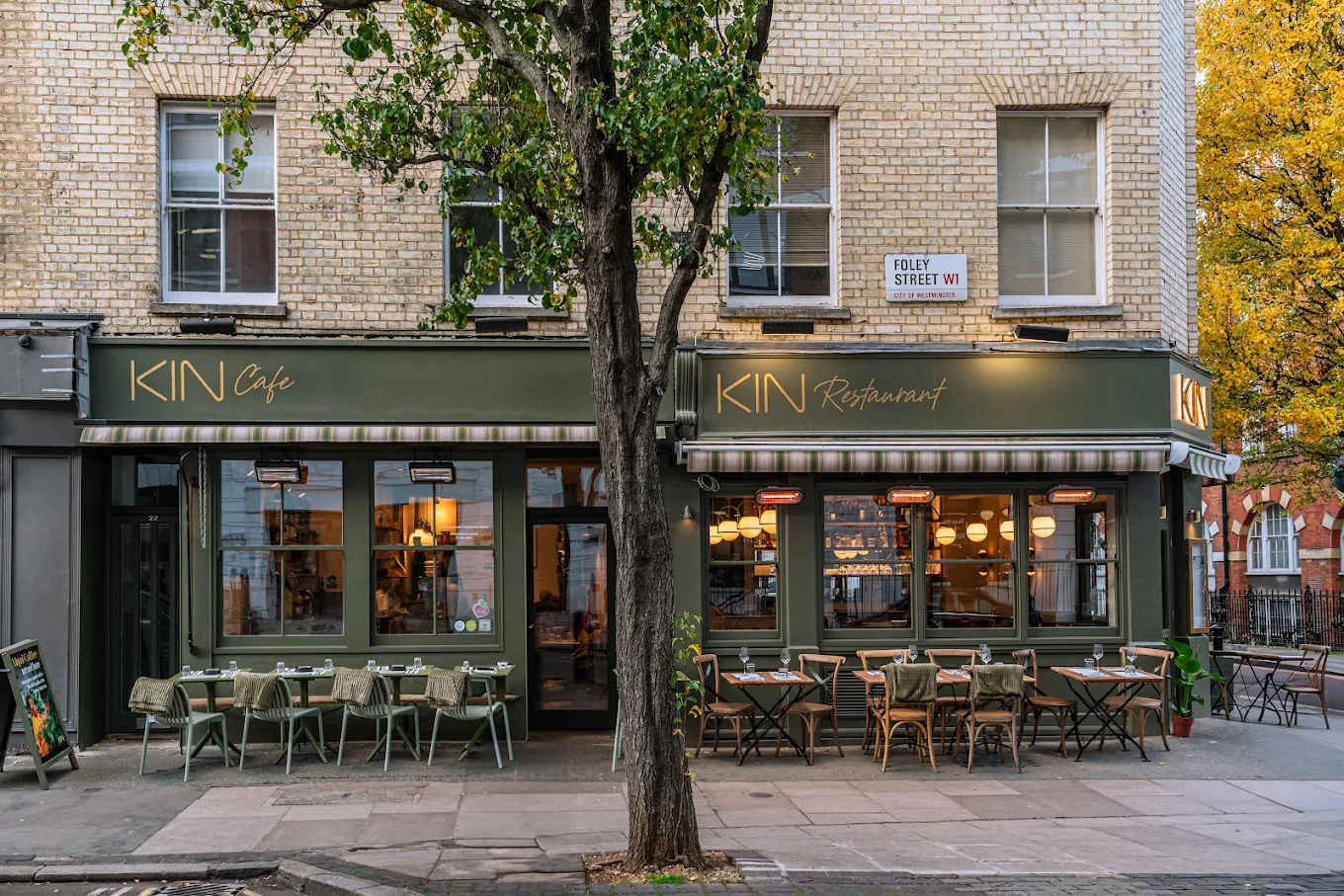 KIN Cafe - Plant-Based Cafe in Fitzrovia - Fitzrovia Quarter