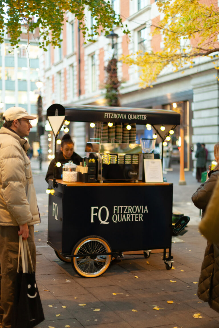 chocolate cart of Fitzrovia Quarter