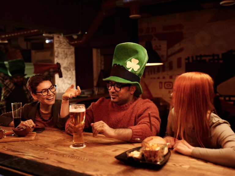 celebrate St Patrick's day in a pub