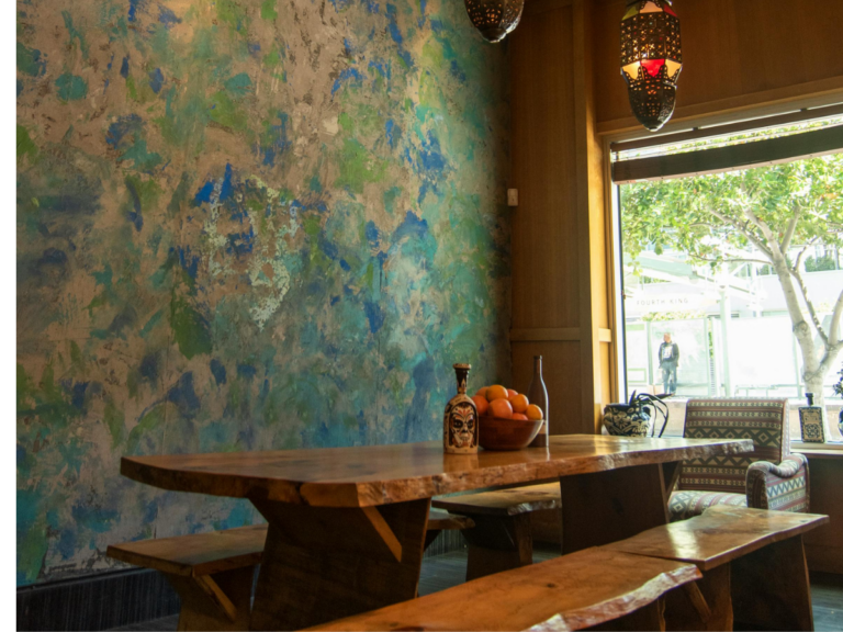 Mexican restaurants' interior in London